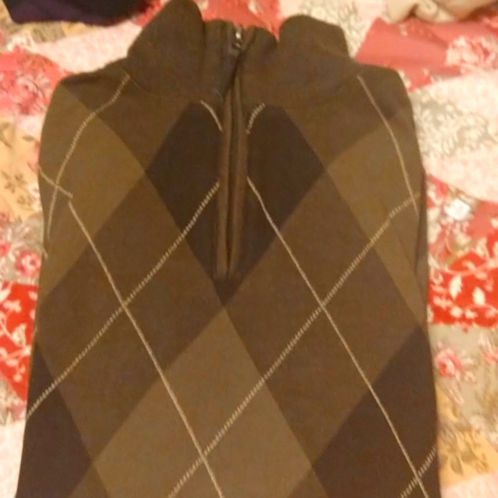 Checkered sweater